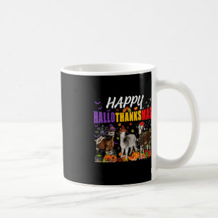Fun Goats Mummy Pilgrim Santa Costume Happy HalloT Kaffeetasse