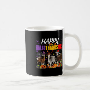 Fun Goats Mummy Pilgrim Santa Costume Happy Hallot Kaffeetasse