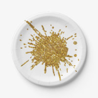 Fun goldene Funkeln Glitzer Graffiti Anstrich Trop