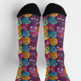 Fun Golf Ball Charaktermuster Muster Socken