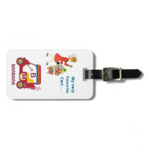 Fun Golf Cart Monogram Name Bag