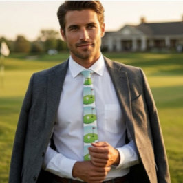 Fun Golf Pattern Neck Tie Krawatte