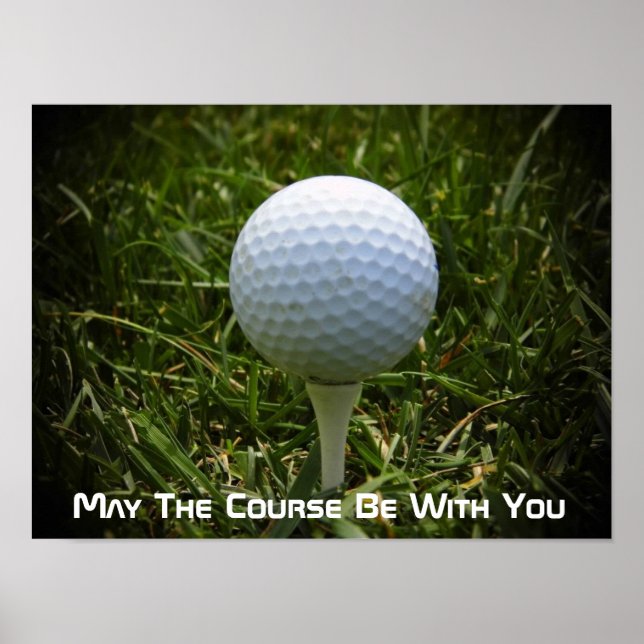 Fun Golf Poster! Great For The Golfer! Poster (Vorne)