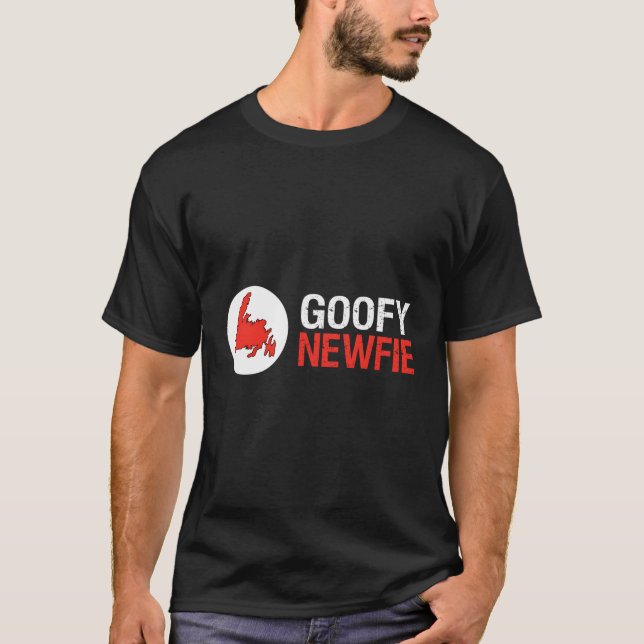 Fun Goofy Newfundland Pride Canada T-Shirt (Vorderseite)
