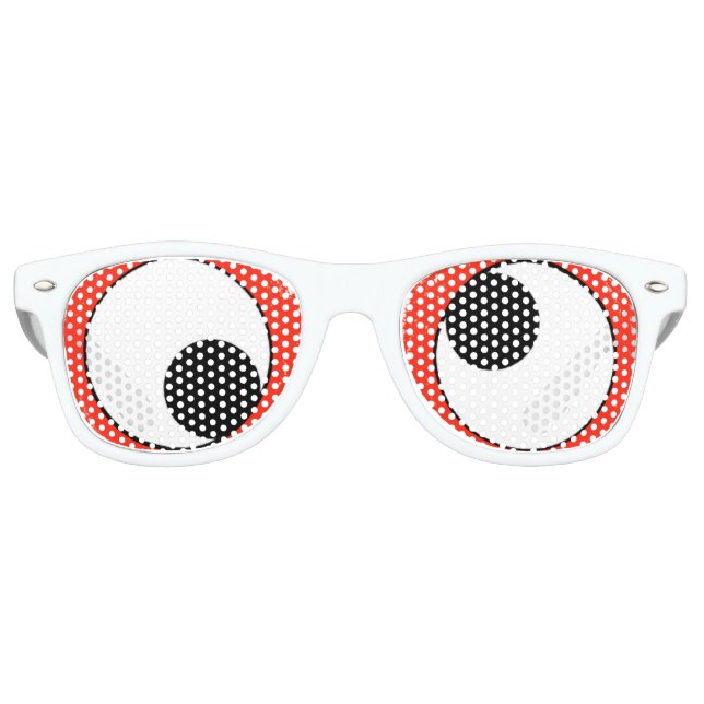 Fun Googly-Eyes-Party Sonnenbrille (Vorderseite)