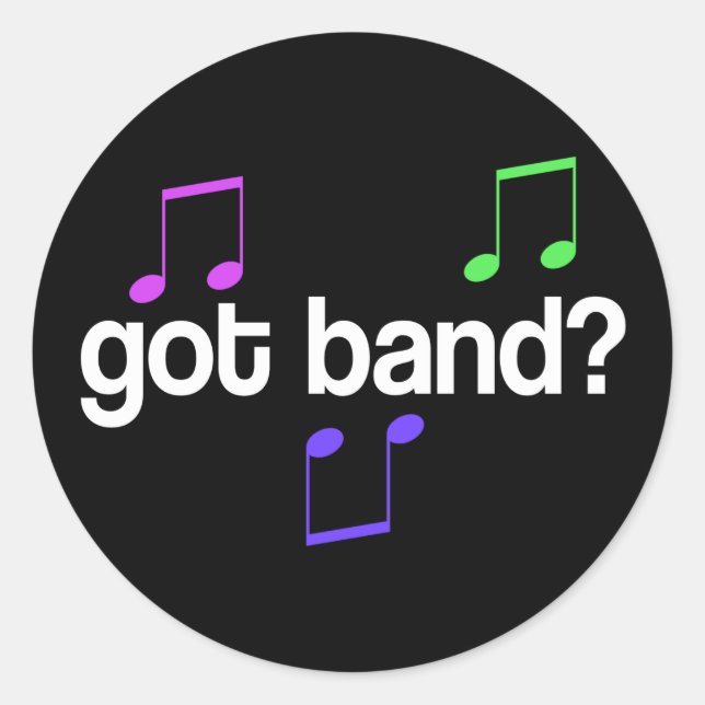 Fun Got Band Sticker (Vorderseite)