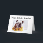 FUN GRANDSON BIRTHDAY CARD KARTE<br><div class="desc">Diese Linie von Bulldogkarten ist sicher ein Treffer,  und ich bin 100% sicher,  dass YOUR GRANDSON diese Karte an "seinem besonderen Tag" LIEBE!</div>