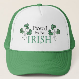 Fun Green Kleeblatts Stolz ist Irish Trucker Hat Truckerkappe