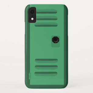 Fun Green School Locker Custom Cartoon Case-Mate iPhone Hülle