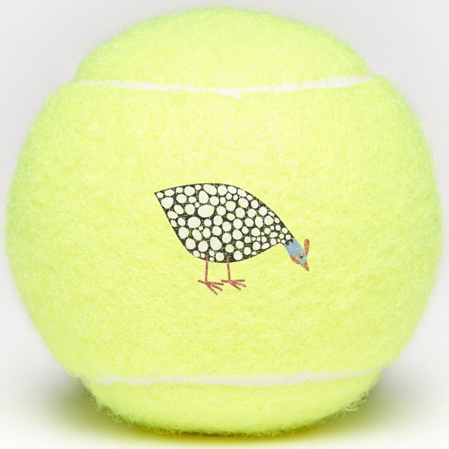 Fun Guinea Fowl Tennisbälle (Fun Guinea Fowl bird tennis ball)