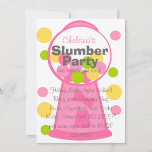 Fun Gumball Maschine Einladung