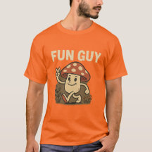 „Fun Guy“-Pilz-T-Shirt – Süßes Cartoon-Pun-Shirt