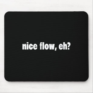 Fun Hair Meme - Sport - Hockey Hair - Flow Mousepad