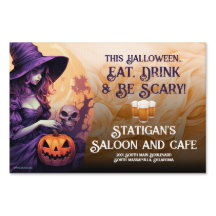 Fun Halloween Bar Restaurant Café Saloon Yard Sign