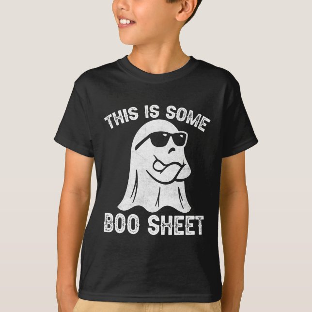 Fun Halloween Boo Ghost Kostüm Dies ist ein paar B T-Shirt (Vorderseite)