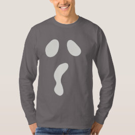 Fun Halloween bootgesichtsgeister beängstigendes P T-Shirt