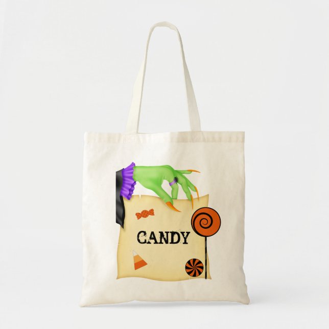 Fun Halloween Candy Bag Tote Bag Tragetasche (Vorne)