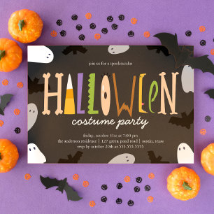 Fun Halloween Costume Party Einladung