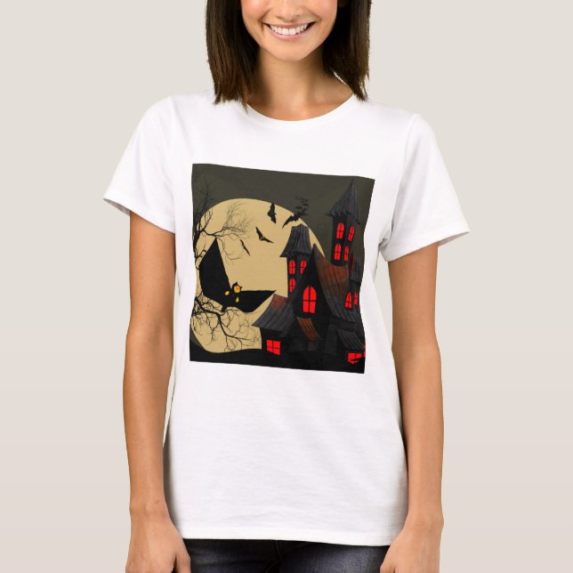 Fun Halloween Design T-Shirt (Vorderseite)