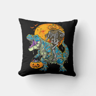 Fun Halloween Dinosaur T Rex Mummy Pumpkin Candy S Kissen