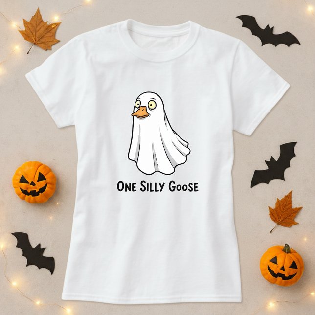 Fun Halloween Ein Albernes Gänse-T-Shirt; Geisterk T-Shirt (Von Creator hochgeladen)