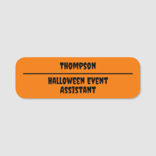 Fun Halloween Event Employee Namensschild