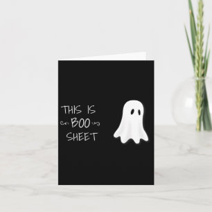 Fun Halloween Ghost Dies ist ein Bootschild Karte