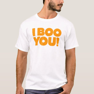 Fun Halloween I Boo auf Ihrem Typ für Halloween Sp T-Shirt