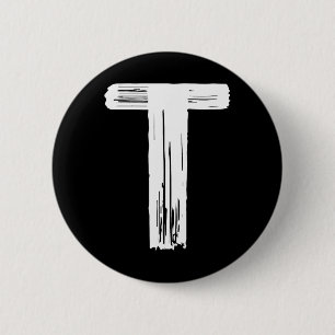 Fun Halloween Karneval Kostümbrief T Green Vint Button