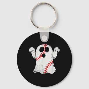 Fun Halloween Kostüm Baseball Ghost Baseball Liebe Schlüsselanhänger