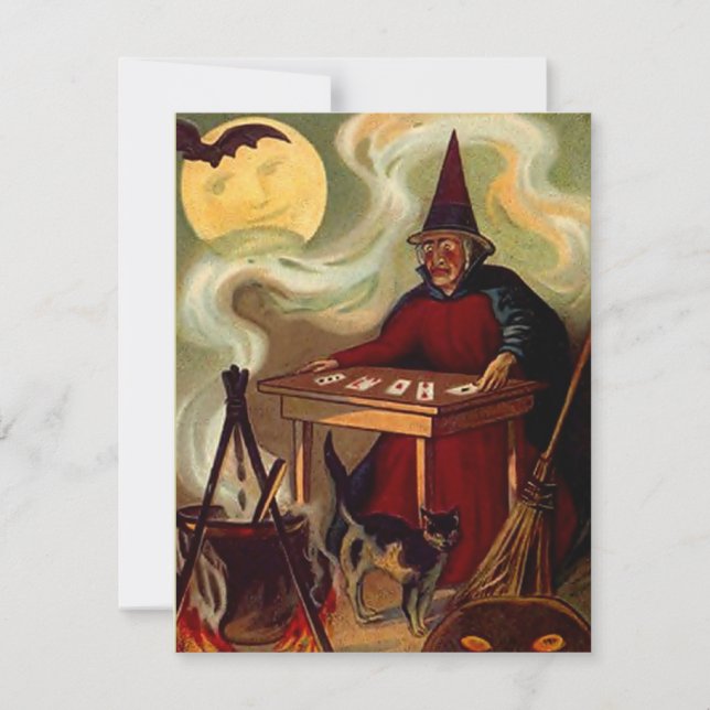 FUN HALLOWEEN-PARTY INVITATION ~ EZ TO CUSTOMIZE! EINLADUNG (Vorderseite)