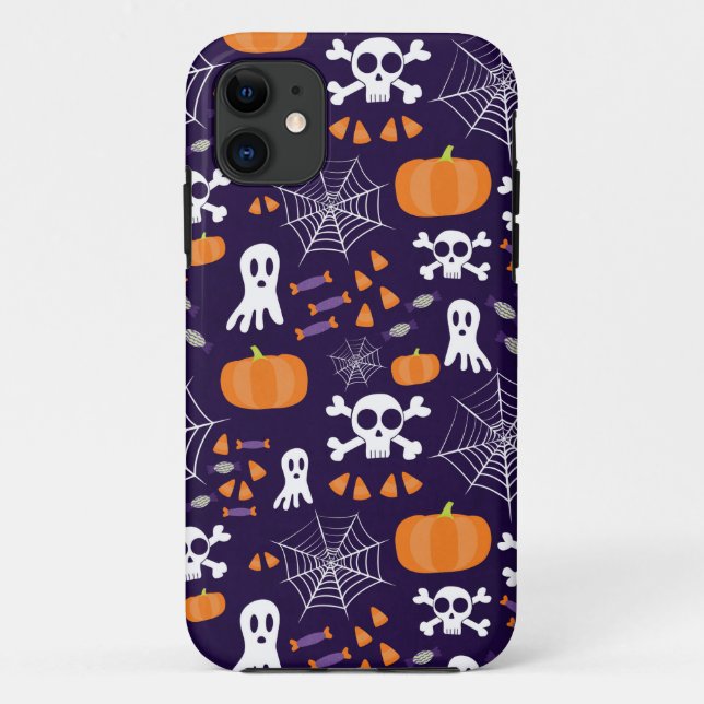 Fun Halloween Pattern Case-Mate iPhone Hülle (Rückseite)