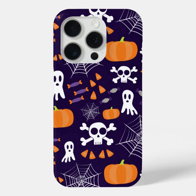 Fun Halloween Pattern Case-Mate iPhone Hülle (Rückseite)