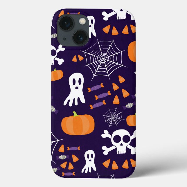 Fun Halloween Pattern Case-Mate iPhone Hülle (Rückseite)