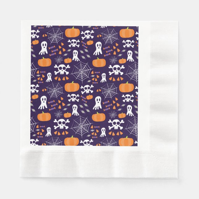 Fun Halloween Pattern Serviette (Vorderseite)
