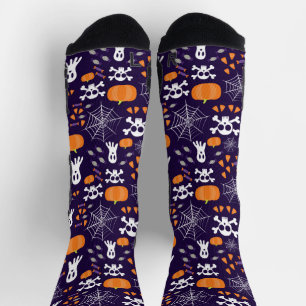 Fun Halloween Pattern Socken