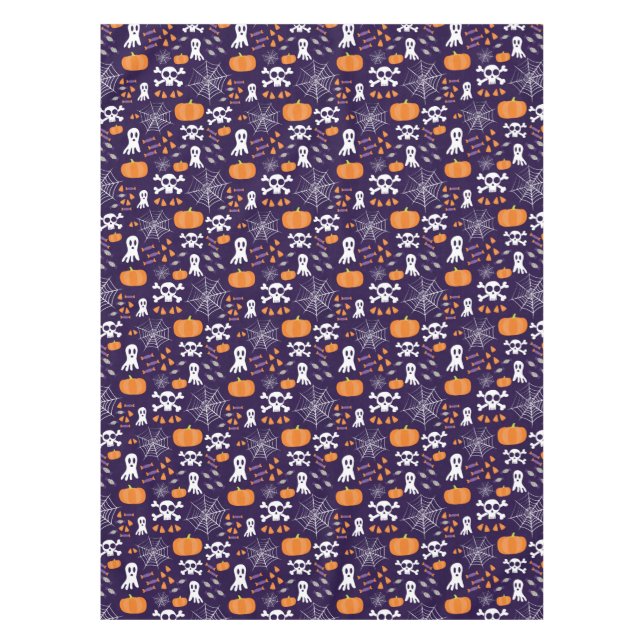 Fun Halloween Pattern Tischdecke (Vorderseite)