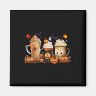 Fun Halloween Pumpkin Gewürz Latte Kaffee Fall Wom Magnet