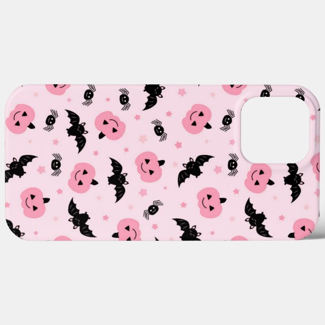 Fun Halloween Pumpkins und Bat Pattern Case-Mate iPhone Hülle (Rückseite (Horizontal))