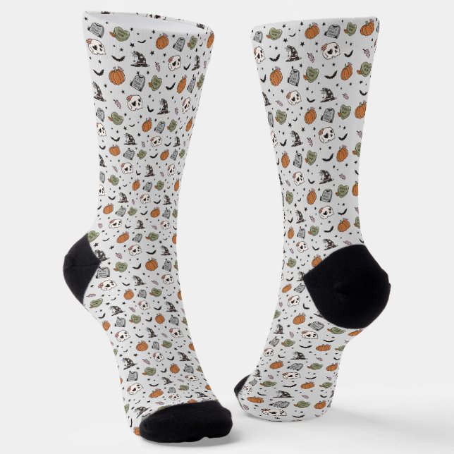 Fun Halloween Socks Socken (Gewinkelt)