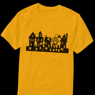 Fun Halloween Spooky Village T-Shirt