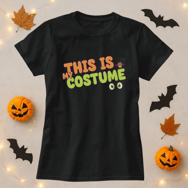 Fun Halloween T-Shirt; das ist mein Kostümangebot  T-Shirt (Von Creator hochgeladen)