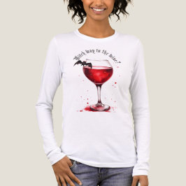 Fun Halloween T - Shirt | Hexenweg zum Wein