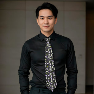 Fun Halloween Themed Eyeball Pattern Krawatte