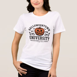 Fun Halloween University Pumpkin Tri-Blend-Shirt Tri-Blend Shirt