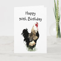 Fun Happy 90. Geburtstag Frühling Hühnchen Spaß