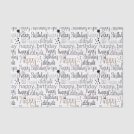 Fun Happy Balloons Birthday Seidenpapier