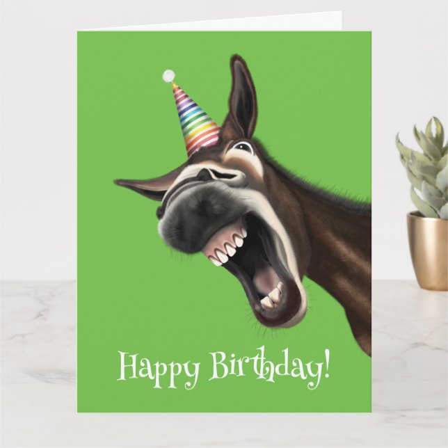 Fun Happy Birthday Card Karte (Kleine Pflanze)