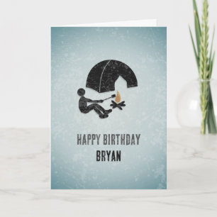 Fun Happy Camper, Zelt und Feuermetall Look - Der  Karte