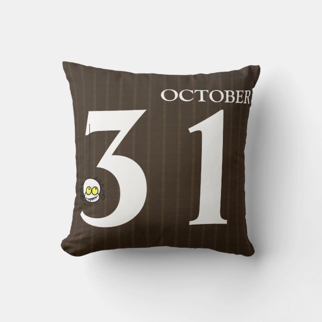 Fun Happy Halloween 31. Oktober Throw Kissen (Vorderseite)
